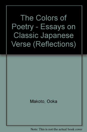 the colors of poetry essays in classic japanese verse reflections Kindle Editon